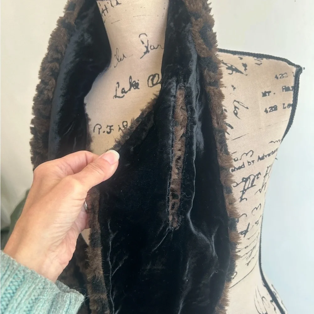 Tasha Polizzi Faux Fur Leopard Print Wrap
